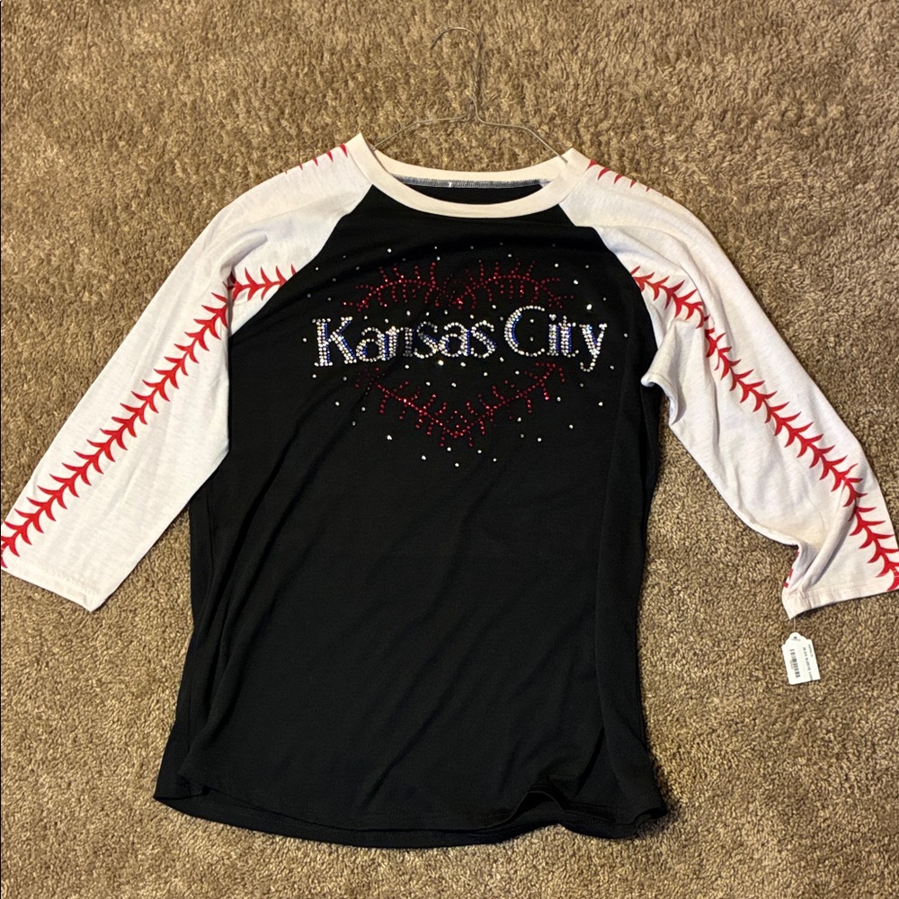 Kansas City Baseball Raglan Shirt